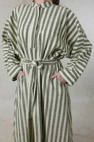 Yarasa Kol Keten Takım Haki - 4