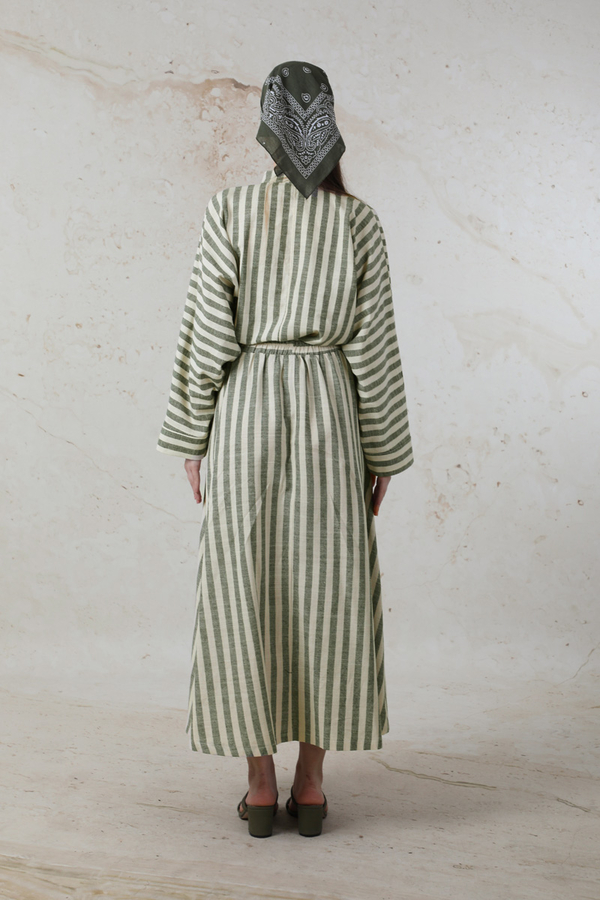 Yarasa Kol Keten Takım Haki - 6