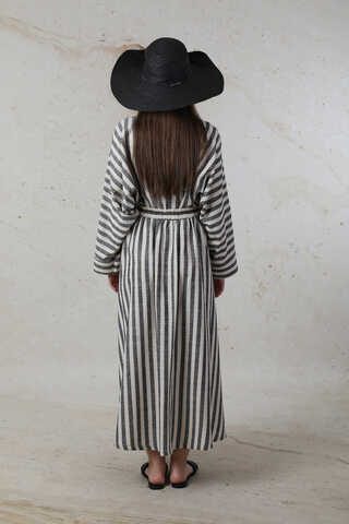 Yarasa Kol Keten Takım Siyah - 6