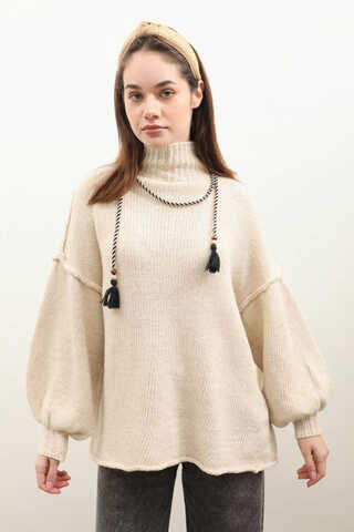 Yarım Balıkçı Kazak Bej - 1