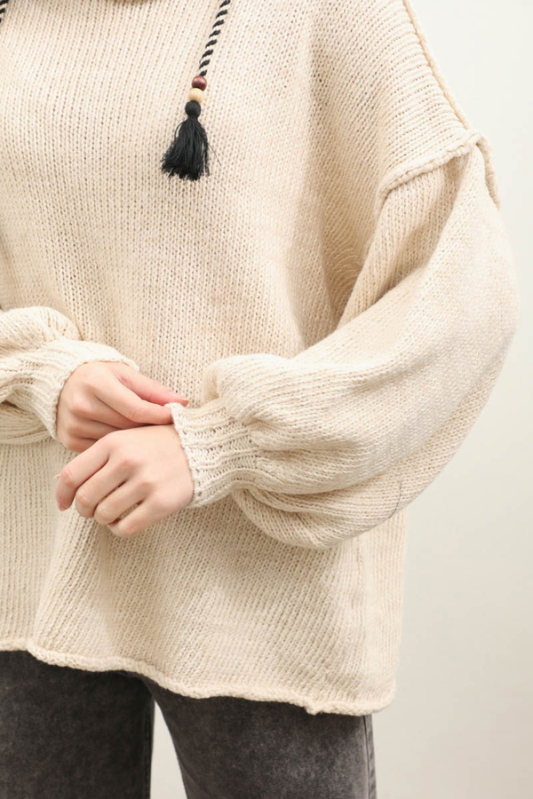 Yarım Balıkçı Kazak Bej - 4