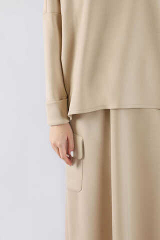 Yarım Balıkçı Yaka Cepli Spor Takım Taş - 4