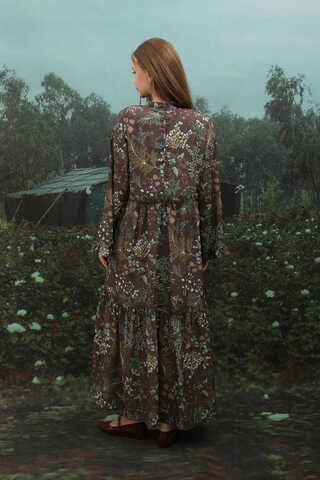 Yaz Çiçeği Elbise Gül Kurusu - 12