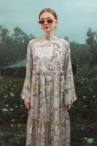 Yaz Çiçeği Elbise Taş - 7