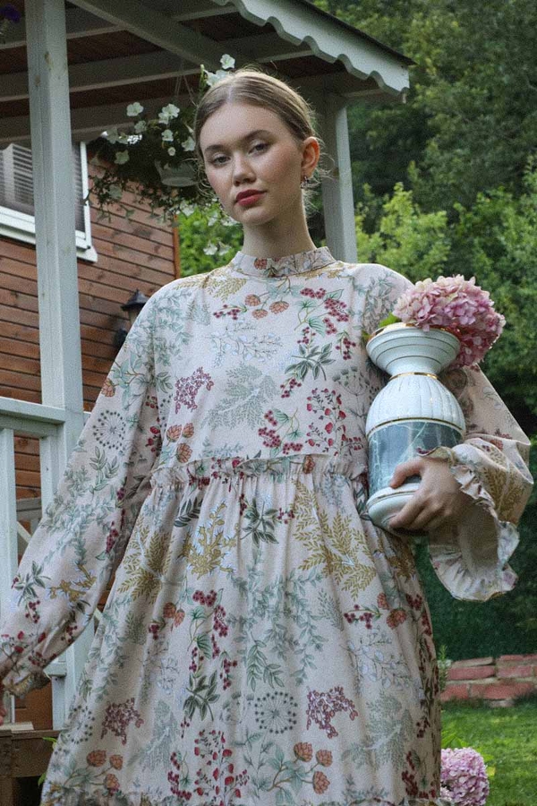 Yaz Çiçeği Elbise Taş - 4