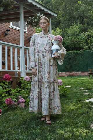 Yaz Çiçeği Elbise Taş - 5