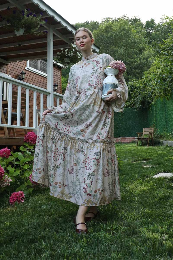 Yaz Çiçeği Elbise Taş - 3