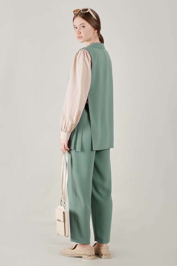 Yelek Tunik Takım Mint - 5