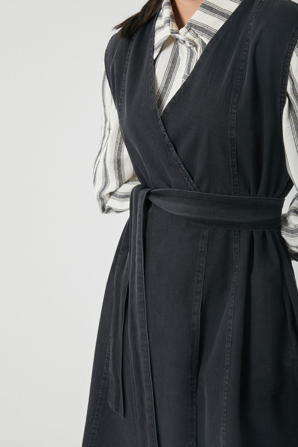 Yelekli Denim Takım Siyah - 14