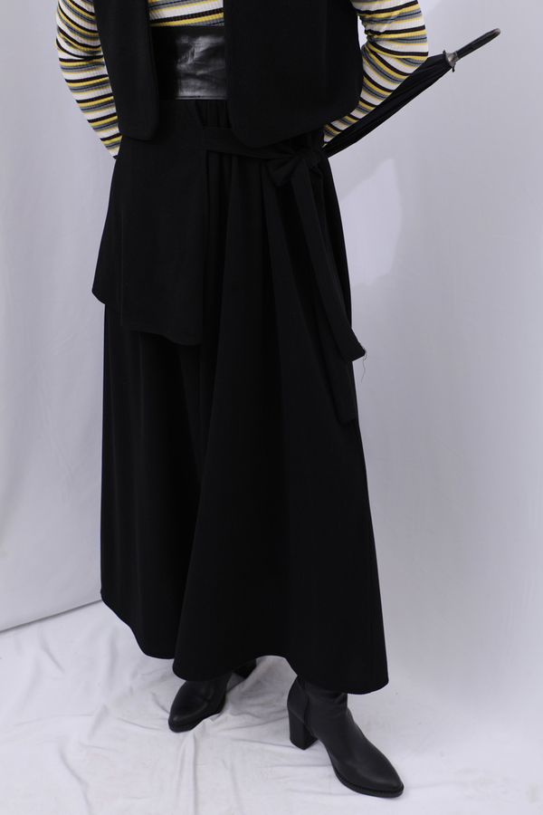 Yelekli Triko Takım Siyah - 5