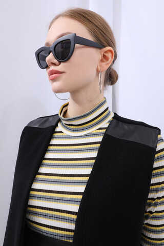 Yelekli Triko Takım Siyah - 7