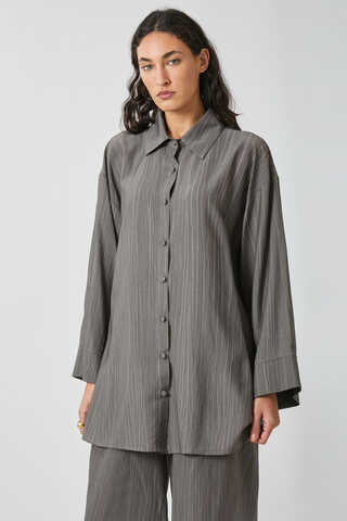 Yıkamalı Tunik Takım Antrasit - 4