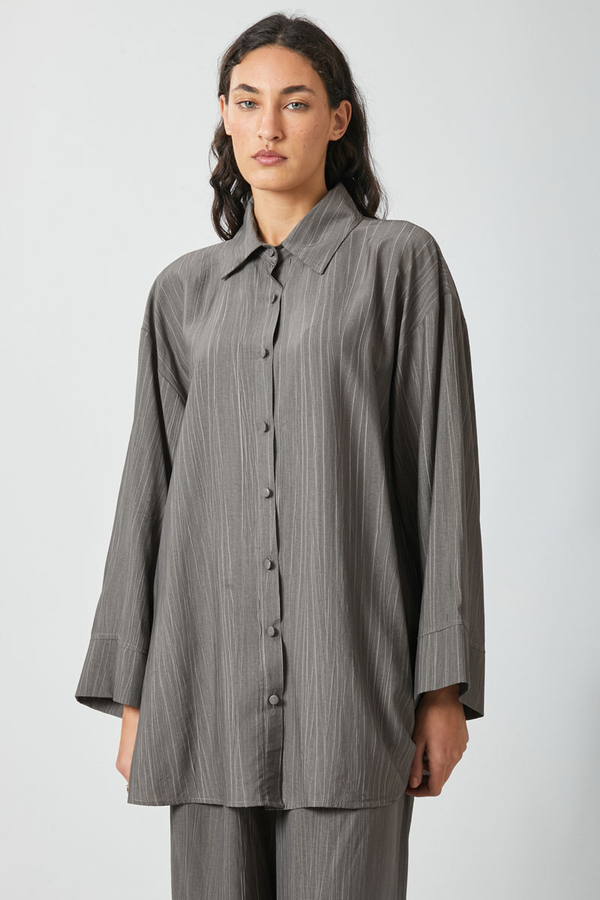 Yıkamalı Tunik Takım Antrasit - 7