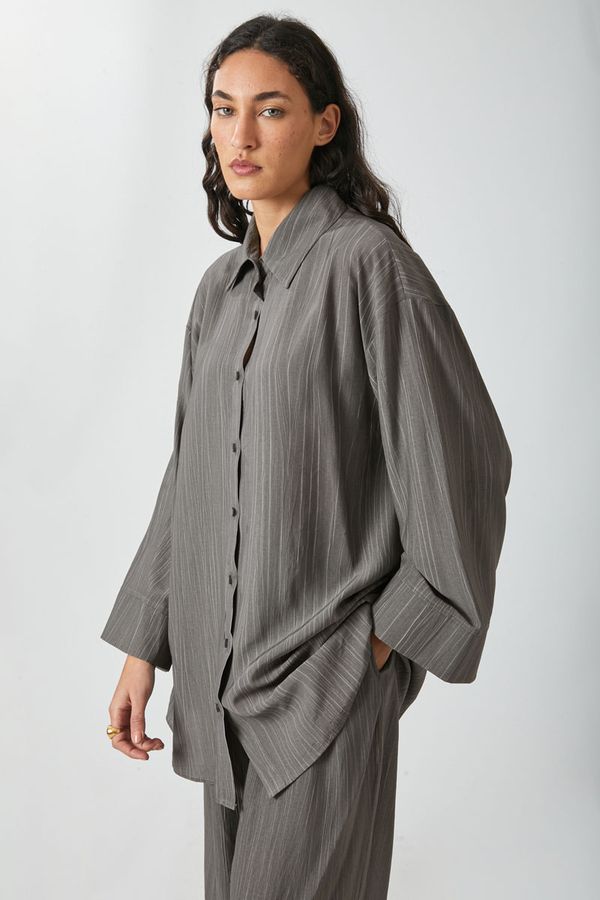 Yıkamalı Tunik Takım Antrasit - 10