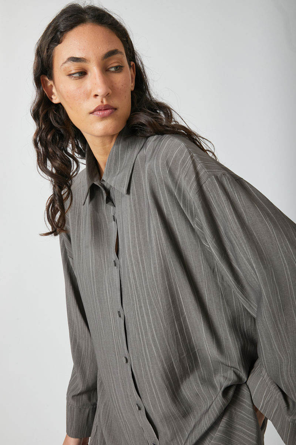 Yıkamalı Tunik Takım Antrasit - 1