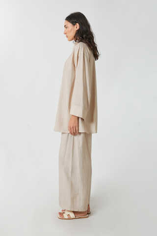 Yıkamalı Tunik Takım Taş - 7