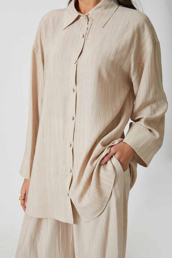 Yıkamalı Tunik Takım Taş - 6