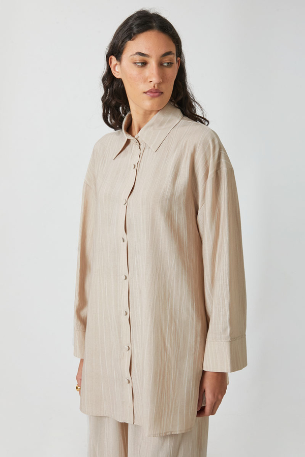 Yıkamalı Tunik Takım Taş - 11