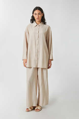 Yıkamalı Tunik Takım Taş - 3