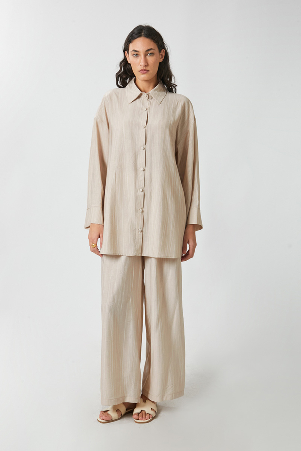 Yıkamalı Tunik Takım Taş - 3