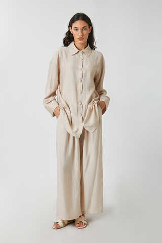 Yıkamalı Tunik Takım Taş - 1