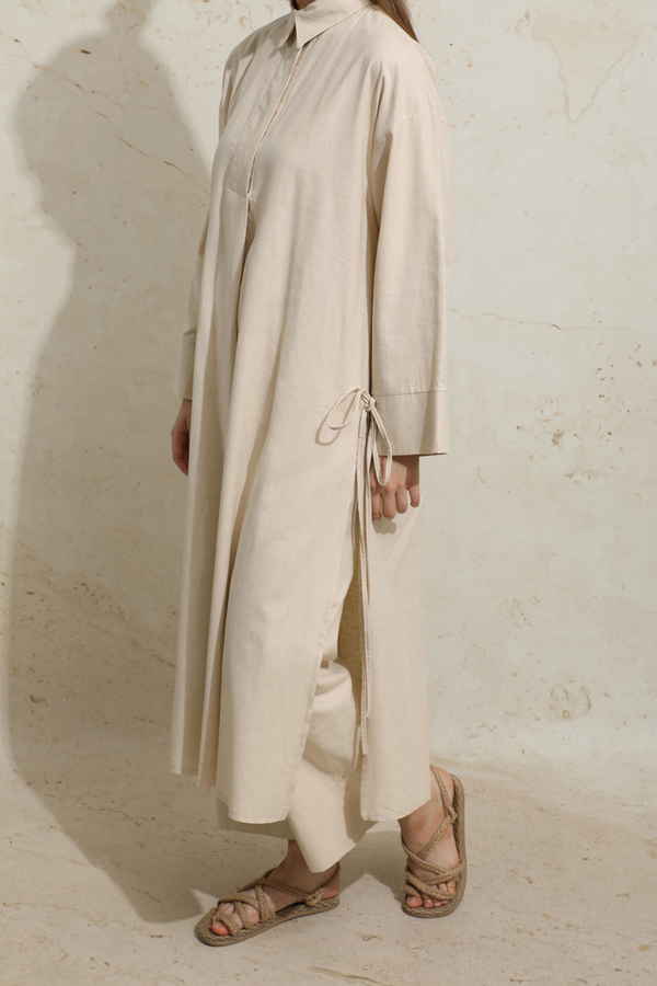 Yırtmaçlı Uzun Tunik Takım Taş - 3