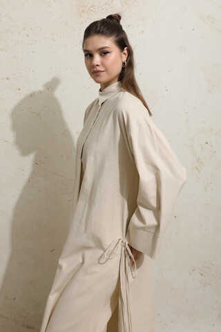 Yırtmaçlı Uzun Tunik Takım Taş - 5