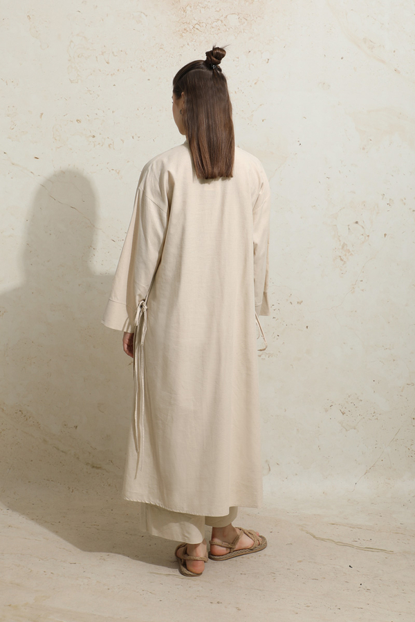 Yırtmaçlı Uzun Tunik Takım Taş - 6