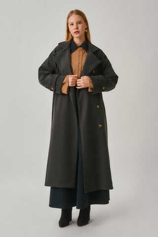 Yüksek Yaka Premium Kaban Füme - 3