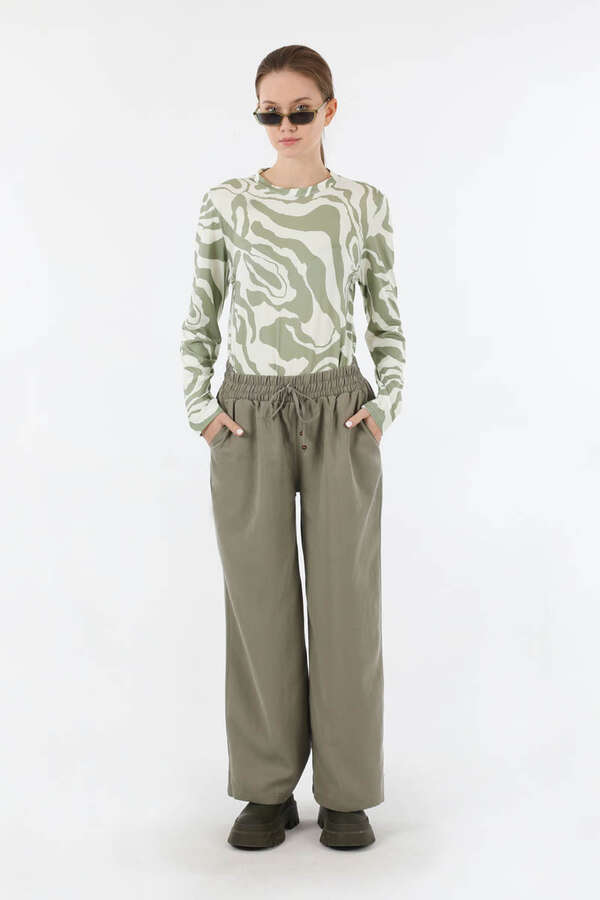 Zebra Desenli Body Mint - 4