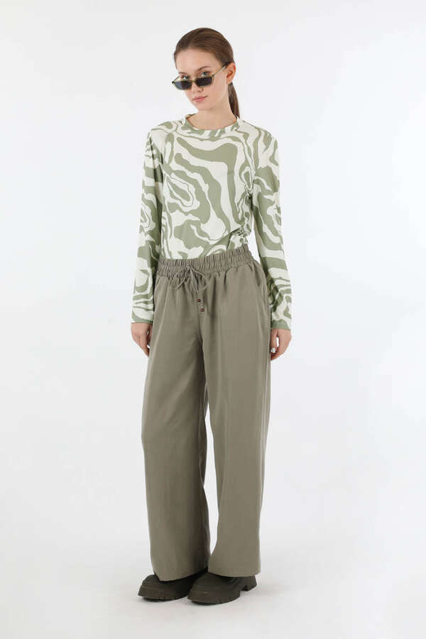 Zebra Desenli Body Mint - 5