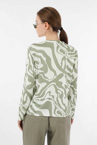 Zebra Desenli Body Mint - 6