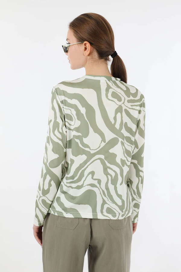 Zebra Desenli Body Mint - 6