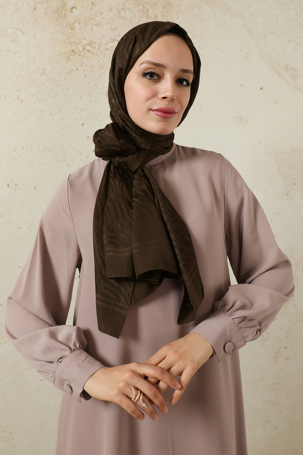 Zebra Jakar Şal Acı Kahve - 1