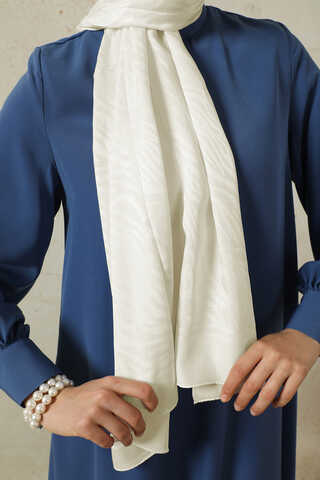 Zebra Jakar Şal Ekru - 2