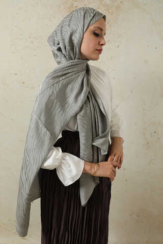 Zebra Jakar Şal Gri - 4