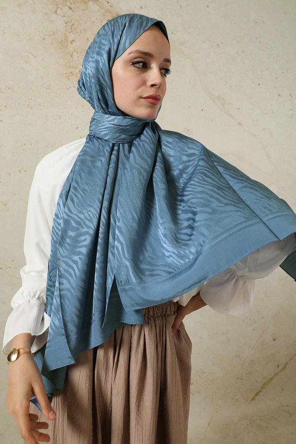 Zebra Jakar Şal İndigo - 2