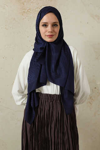 Zebra Jakar Şal Lacivert - 1