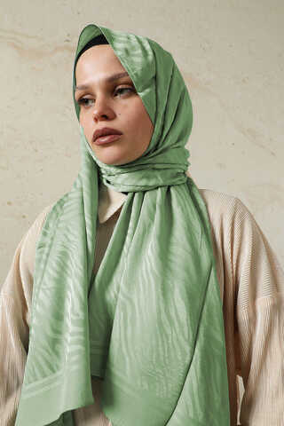 Zebra Jakar Şal Mint - 2