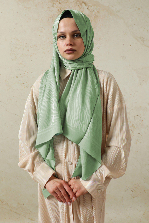 Zebra Jakar Şal Mint - 3