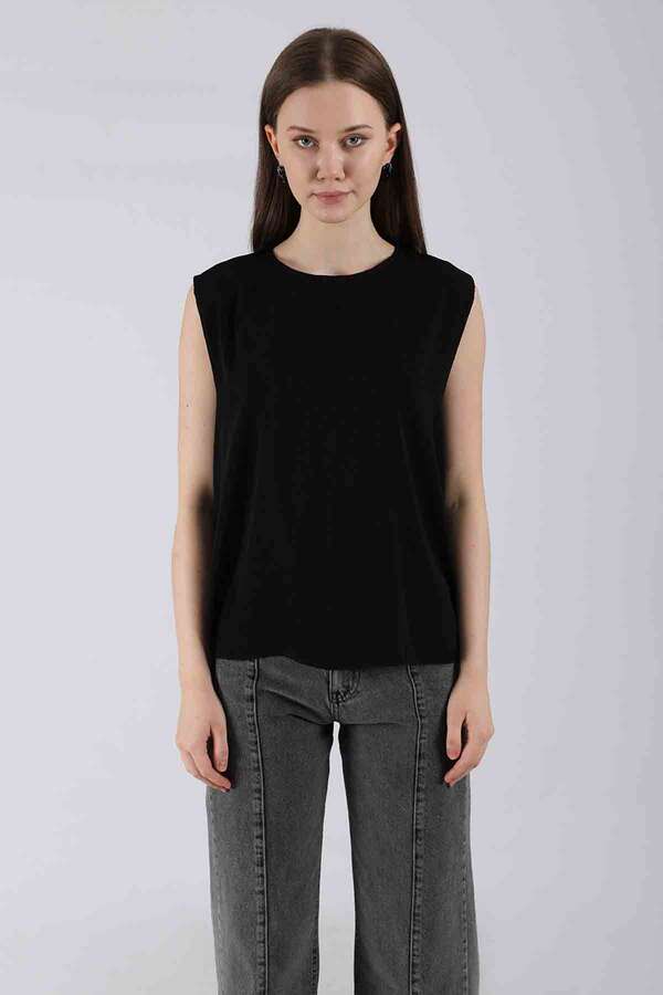 Zero Sleeve Short Underwear Black - 2