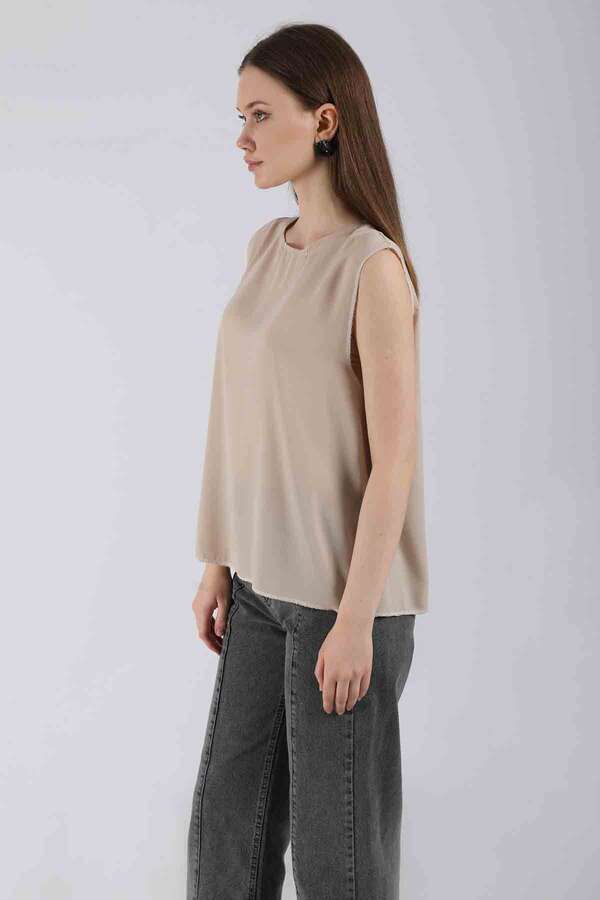 Zero Sleeve Short Underwear Stone - 2