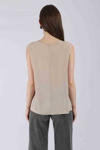 Zero Sleeve Short Underwear Stone - 4