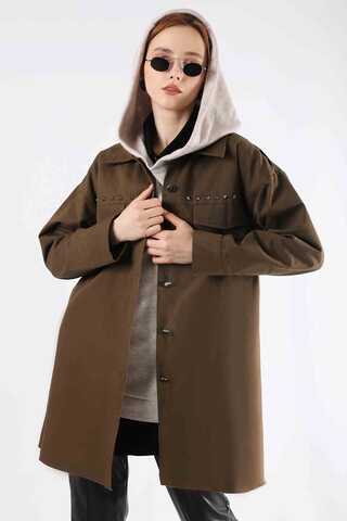 Staple Denim Shirt Brown - 1