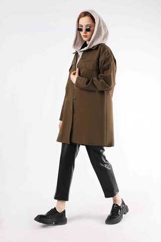 Staple Denim Shirt Brown - 2