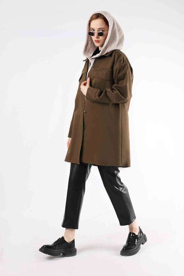 Staple Denim Shirt Brown - 2