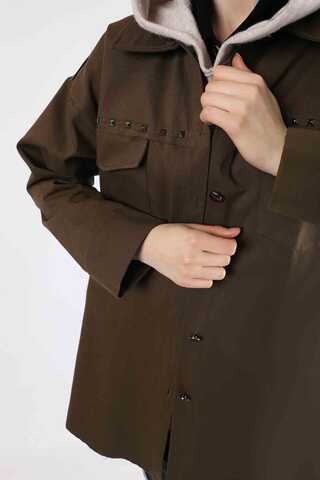 Staple Denim Shirt Brown - 3