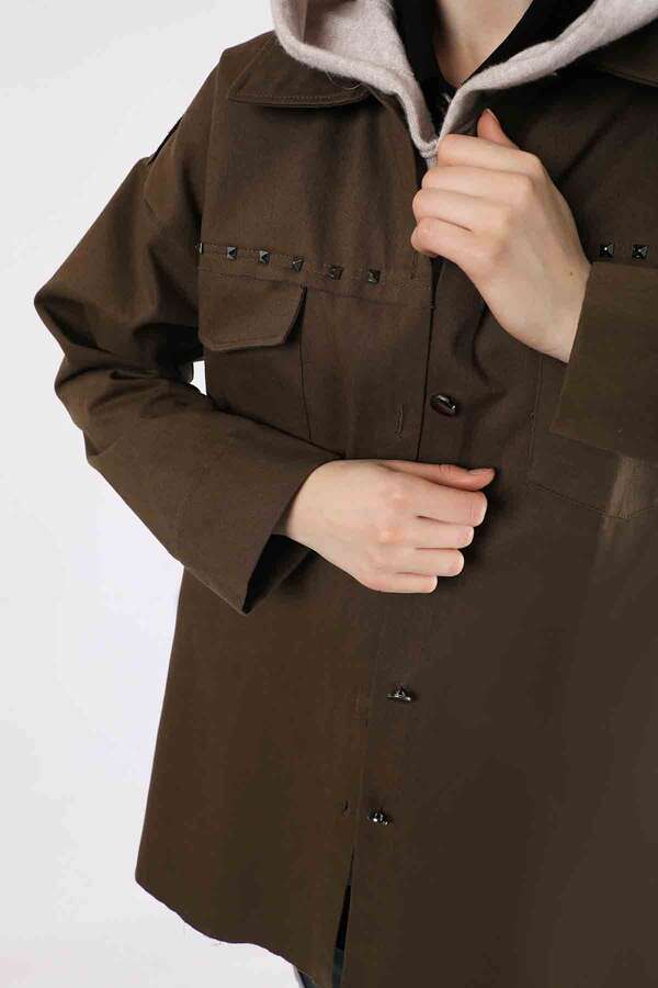 Staple Denim Shirt Brown - 3