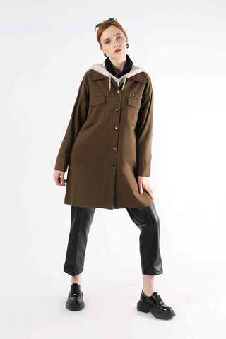 Staple Denim Shirt Brown - 4