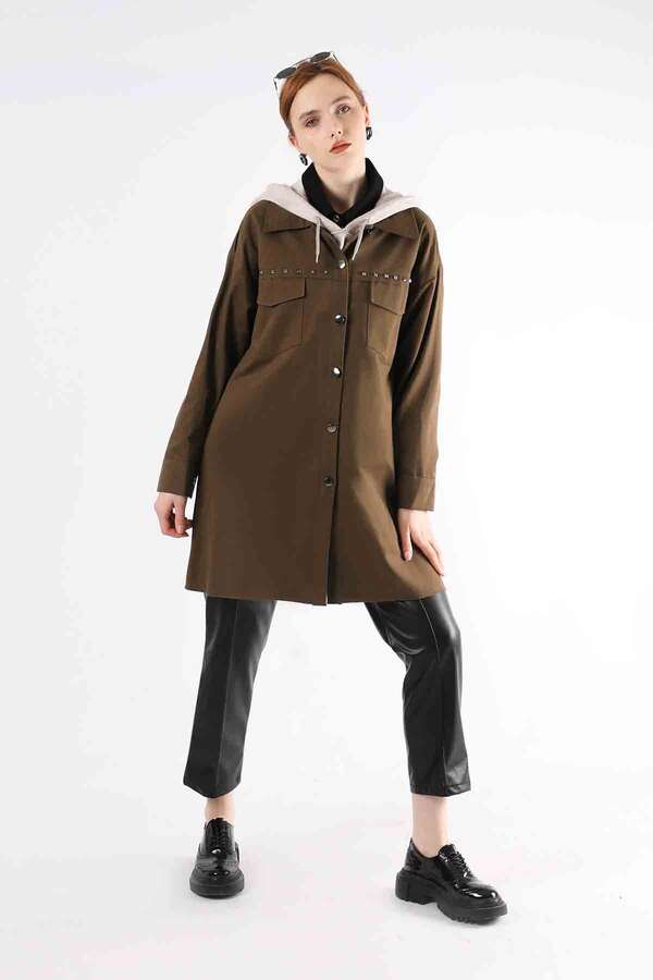 Staple Denim Shirt Brown - 4